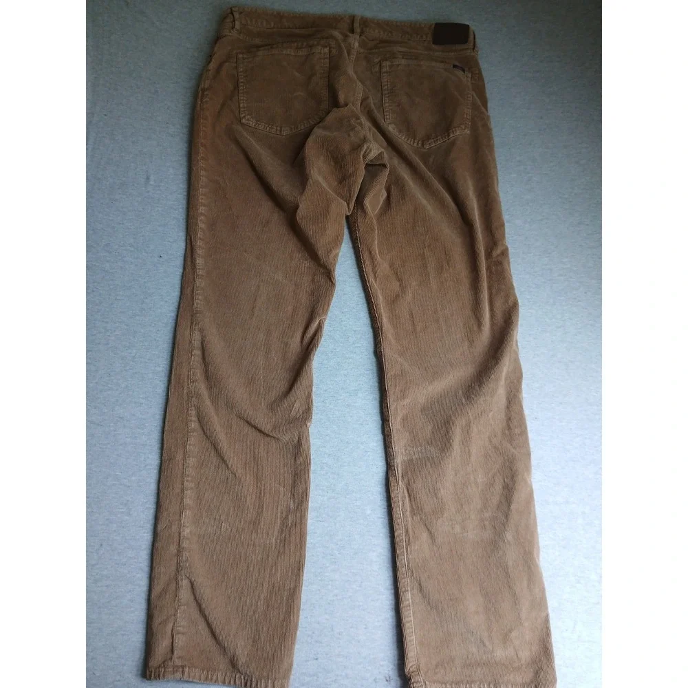 Faherty Pants 36x30 Corduroy Organic Cotton Cord Straight Leg Preppy Brown